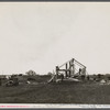Construction of homes. Libertyville Homesteads, Illinois. Each plot includes a five or six room house and a barn for cow.
