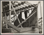 Construction of homes. Libertyville Homesteads, Illinois. Each plot includes a five or six room house and a barn for cow.