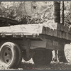 Railroad ties, handhewn. Principal use to which timber is put in this county, Brown County, Indiana.