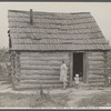 Home of a family of ten that has been on relief for eighteen months, Brown County, Indiana.