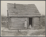 Home of a family of ten that has been on relief for eighteen months, Brown County, Indiana.