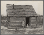 Home of a family of ten that has been on relief for eighteen months, Brown County, Indiana.