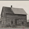 Home of prospective client whose property has been optioned by the government, Brown County, Indiana. The elderly couple who occupy this house will be moved to new land when their property has been purchased by the government.