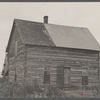 Home of prospective client whose property has been optioned by the government, Brown County, Indiana. The elderly couple who occupy this house will be moved to new land when their property has been purchased by the government.