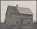 Home of prospective client whose property has been optioned by the government, Brown County, Indiana. The elderly couple who occupy this house will be moved to new land when their property has been purchased by the government.