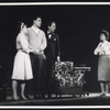 Anita Gillette, Ron Husmann, Ray Bolger and Eileen Herlie in the stage production All American