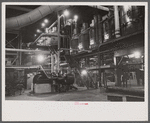 Boilers in a sugar refinery near Ponce, Puerto Rico.