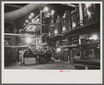 Boilers in a sugar refinery near Ponce, Puerto Rico.