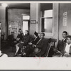Waiting room at the municipal tuberculosis sanitarium, Chicago, Illinois.
