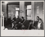 Waiting room at the municipal tuberculosis sanitarium, Chicago, Illinois.