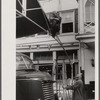 Preparations for fireman's carnival, July 4th celebration, State College, Pennsylvania.
