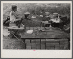 Little girl and playhouse, Pine Grove Mills, Pennsylvania.