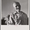 Old "Jibaro," patriarch of a clan of twenty-one tobacco hill farmers. Puerto Rico.