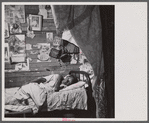 Woman suffering from malaria in the workers' quarter of Porta de Tierra. San Juan, Puerto Rico.