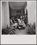 Class in maternal welfare. In a P.R.R.A. (Puerto Rico Resettlement Administration) health center. San Juan, Puerto Rico.