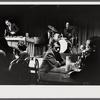 James Baldwin with friends at jazz club