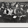James Baldwin with "Blues for Mr. Charlie" cast