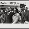 Martin Luther King Jr. and Coretta Scott King at Freedom March