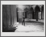 James Baldwin on palace grounds