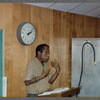 James Baldwin lecturing