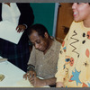 James Baldwin signing post-lecture