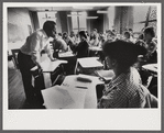 James Baldwin delivering lecture at Bowling Green