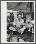 James Baldwin with Frederick James in southern France