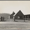 Farm buildings of a well-to-do farmer on the outskirts of Nashville, Brown County, Indiana.