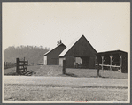 Farm buildings of a well-to-do farmer on the outskirts of Nashville, Brown County, Indiana.