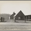 Farm buildings of a well-to-do farmer on the outskirts of Nashville, Brown County, Indiana.