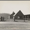 Farm buildings of a well-to-do farmer on the outskirts of Nashville, Brown County, Indiana.