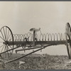 Hayrake on farm near the Greenhills Project, Cincinnati, Ohio.