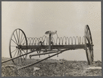 Hayrake on farm near the Greenhills Project, Cincinnati, Ohio.