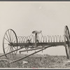 Hayrake on farm near the Greenhills Project, Cincinnati, Ohio.