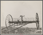Hayrake on farm near the Greenhills Project, Cincinnati, Ohio.