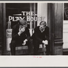 Young fellows in front of pool hall, Jackson, Ohio.