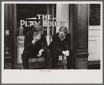 Young fellows in front of pool hall, Jackson, Ohio.