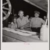 Raffle of a ten-pound bag of sugar conducted to raise funds for the church. Band concert. Lincoln, Vermont.