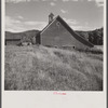 Barn and hay field. South Lincoln, Vermont.