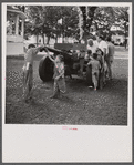 Field gun put up on the "green" to spur on volunteering for the army. Bristol, Vermont.