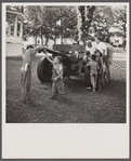 Field gun put up on the "green" to spur on volunteering for the army. Bristol, Vermont.