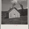 One-room schoolhouse closed for the summer. Bristol Notch, Vermont.