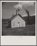 One-room schoolhouse closed for the summer. Bristol Notch, Vermont.