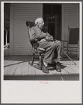 Oldest man in town. He is ninety two. Lincoln, Vermont.