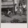 Children in the workers' quarter of Puerto de Tierra. San Juan, Puerto Rico.