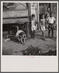 Children in the workers' quarter of Puerto de Tierra. San Juan, Puerto Rico.