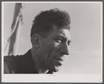 Manuel Zorra, known as one of the best fishermen on the Cape, who in spite of bad fishing conditions, still keeps himself going by running a small boat with a minimum of crew, frequently by himself. Provincetown, Massachusetts.