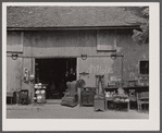 Antique shop in old barn near Canaan, Connecticut.