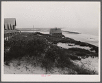 Corn Hill, a lonely and windswept spot near Provincetown. Tourist houses on left. Provincetown, Massachusetts.