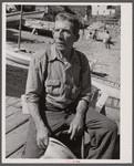 Former Portuguese fisherman who now makes a living building and renting pleasure sailboats for tourists. Provincetown, Massachusetts.
